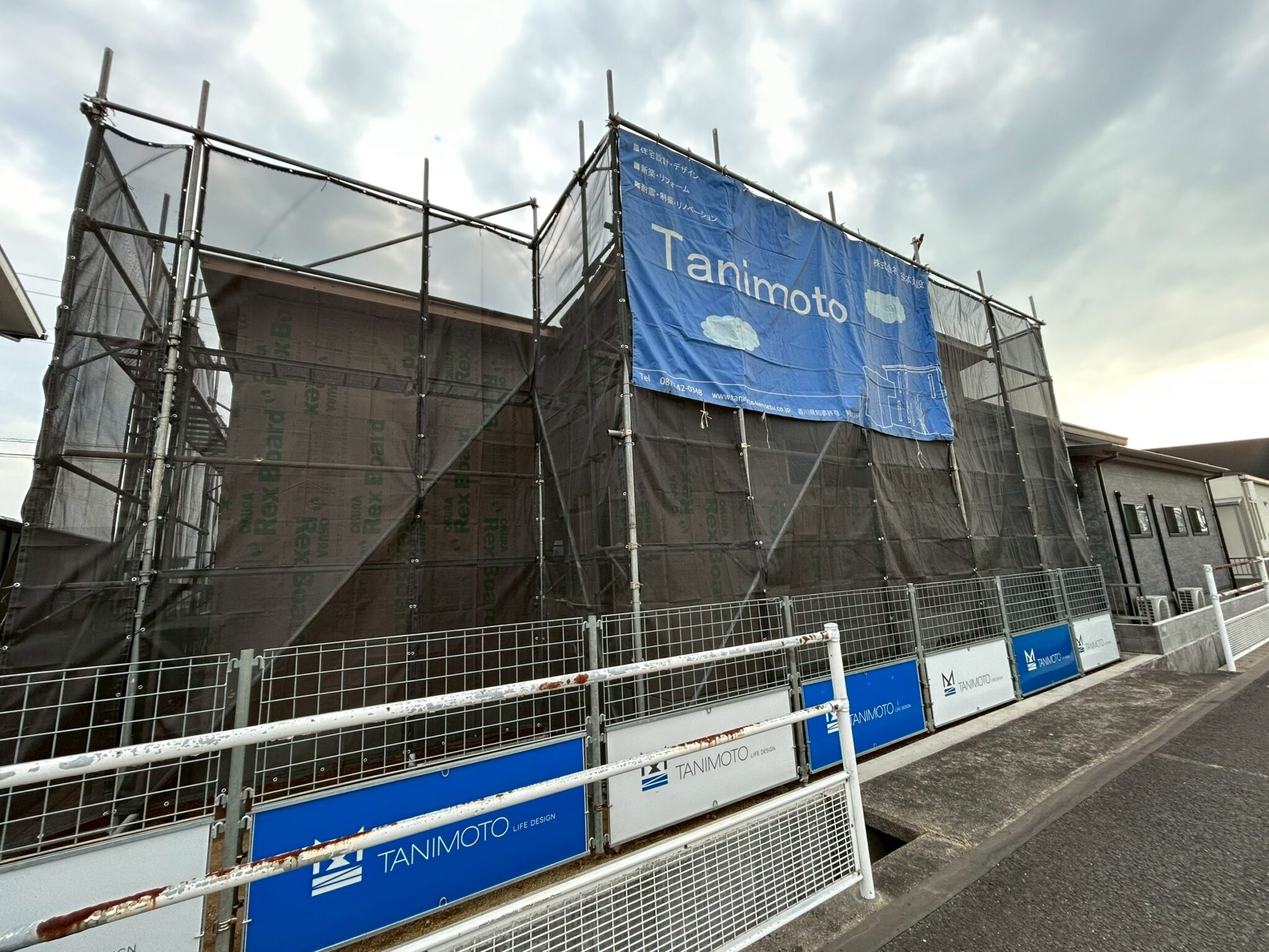 祝・坂出市林田町上棟式