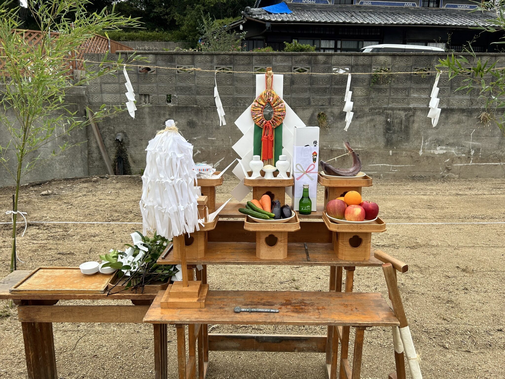 祝・坂出市府中町　地鎮祭