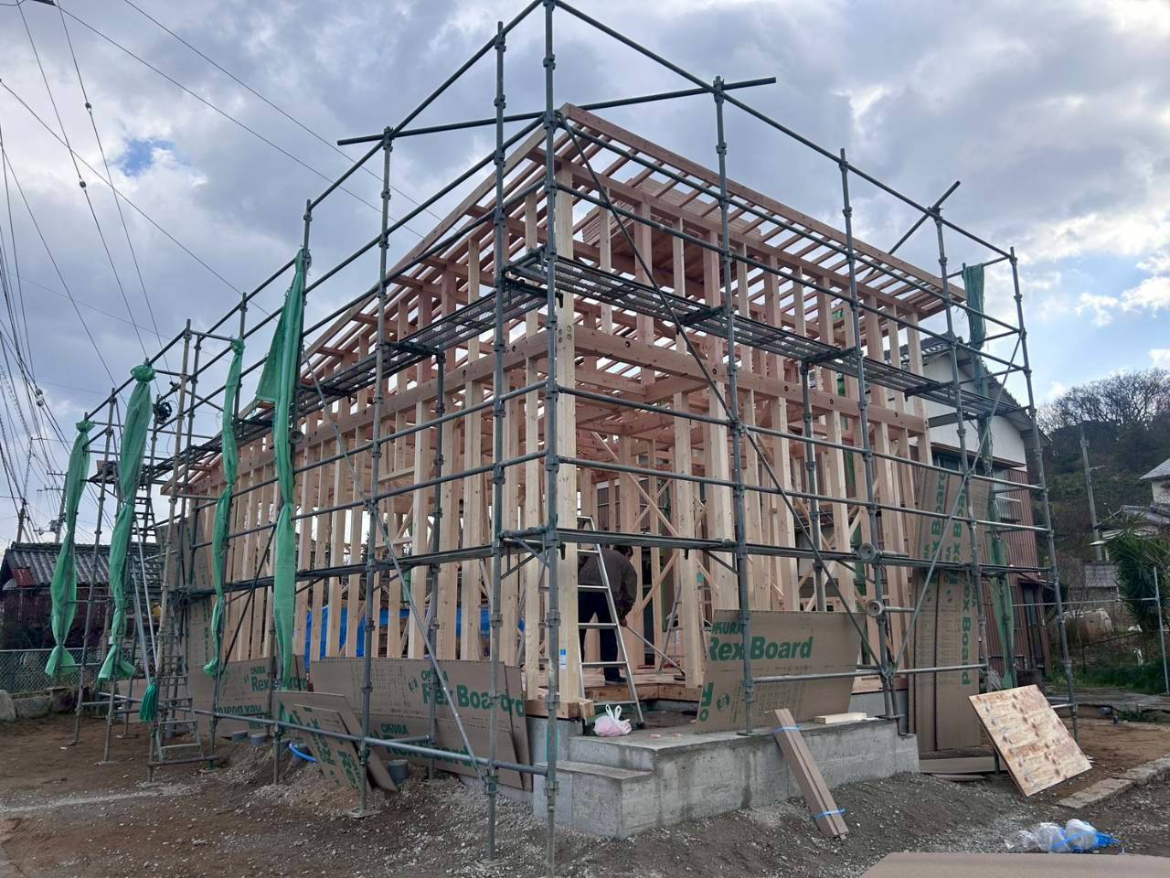 祝・高松市植松町　上棟式